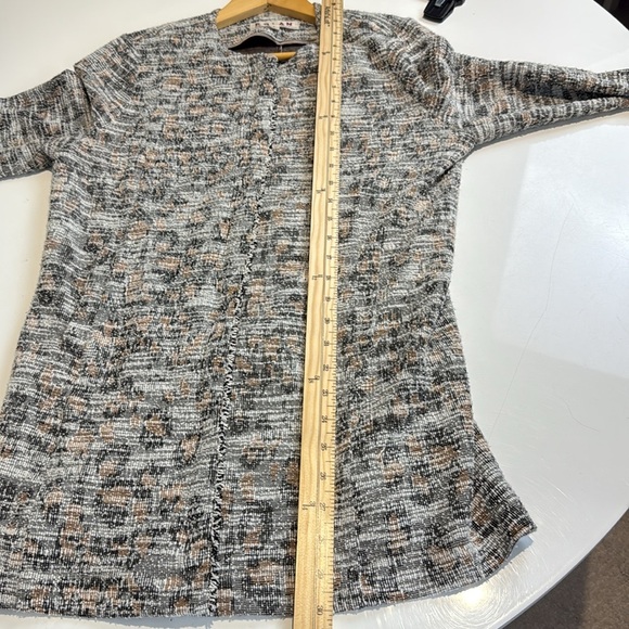 Dolan Left Coast Anthropologie Tweed Jacket Coat Cardigan Full Zip Size Small - Picture 8 of 9